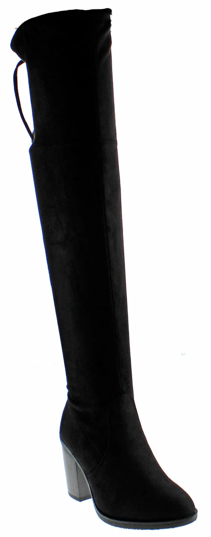 Link Hugo 39 Women's Thigh High Drawstring High Heel Boots 1 Link Hugo 39 Women's Thigh High Drawstring High Heel Boots