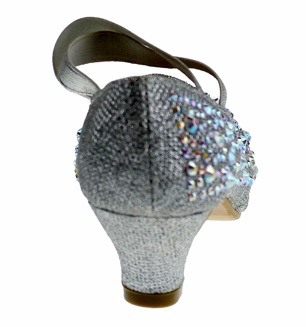 Shoe Dezigns Ivy 20k Girls Rhinestone Embellished Cross Strapped Heels 5 Shoe Dezigns Ivy 20k Girls Rhinestone Embellished Cross Strapped Heels