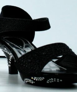 Lucita Jan14km Girls Rhinestone Embellished Dress Heel LIQUIDATIONS!