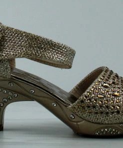 Lucita Jan14km Girls Rhinestone Embellished Dress Heel LIQUIDATIONS!