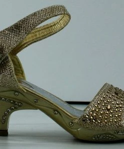 Lucita Jan14km Girls Rhinestone Embellished Dress Heel LIQUIDATIONS!