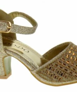 Lucita Girl's K20 003KM Little Girls Rhinestone Sandals