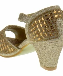 Lucita Girl's K20 003KM Little Girls Rhinestone Sandals