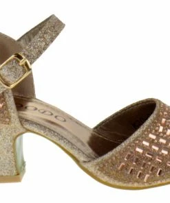 Lucita Girl's K20 003KM Little Girls Rhinestone Sandals