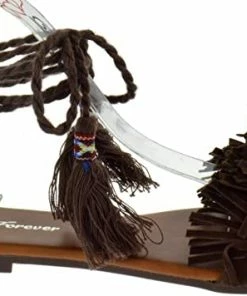 Forever Kailin 29 Womens Fringe Wrap Around Lace Up Sandals Women's Sandals