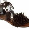 Forever Kailin 29 Womens Fringe Wrap Around Lace Up Sandals Women's Sandals