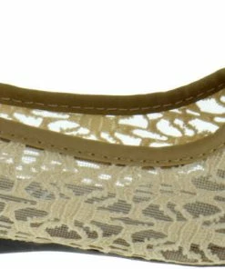 Lucita KD-12km Girl's Mesh Rhinestone Ballerina Flats