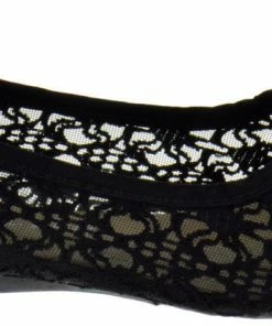 Lucita KD-12km Girl's Mesh Rhinestone Ballerina Flats