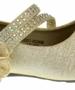 Lucita KD01-002KM Rhinestone Girl's Strappy Dress Sandals