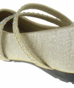 Lucita KD01-002KM Rhinestone Girl's Strappy Dress Sandals