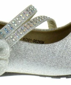 Lucita KD01-002KM Rhinestone Girl's Strappy Dress Sandals