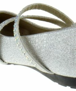 Lucita KD01-002KM Rhinestone Girl's Strappy Dress Sandals