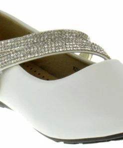 Lucita KD01-002KM Rhinestone Girl's Strappy Dress Sandals