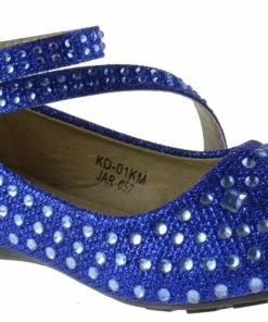 Lucita KD 01 KM Little Girls Ballet Ballerina Flats Rhinestone Flats