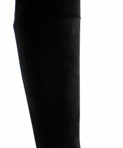 Top Moda Women's Keen 1 Womens Faux Suede Thigh High Heeled Boots 11 Top Moda Women's Keen 1 Womens Faux Suede Thigh High Heeled Boots