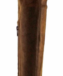 Top Moda Women's Keen 1 Womens Faux Suede Thigh High Heeled Boots 9 Top Moda Women's Keen 1 Womens Faux Suede Thigh High Heeled Boots