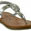 Lucky Top KM6 Baby Girls Rhinestone Thong Gladiator Sandals