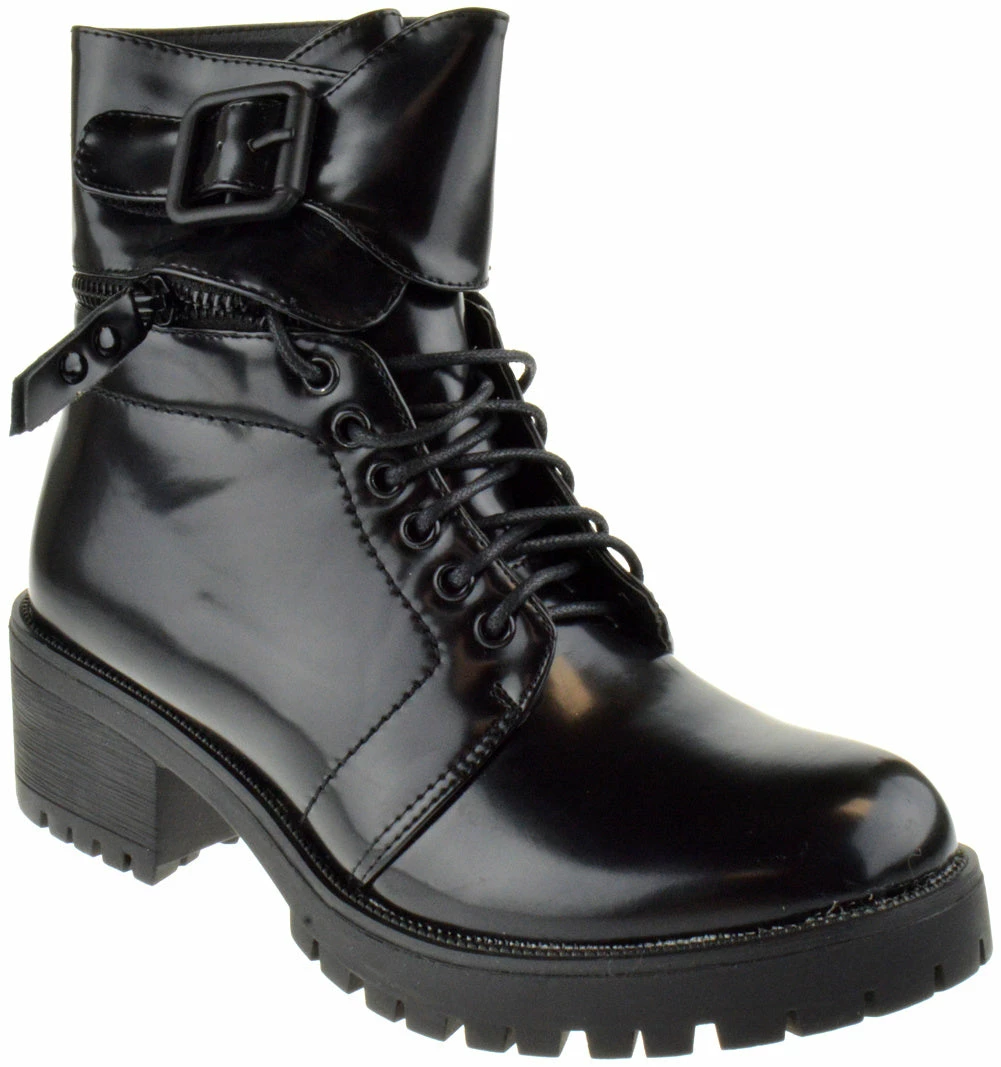 SBW Shoes Law Enforcer 02 Women's Lace Up Combat Boot 4 SBW Shoes Law Enforcer 02 Women's Lace Up Combat Boot