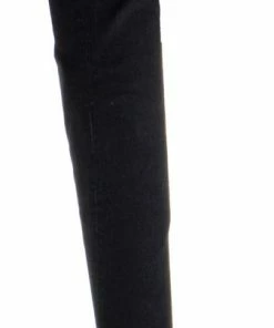 Bamboo Women's Limelight 60s Womens Distressed Ripped Denim Thigh High Heeled Boots