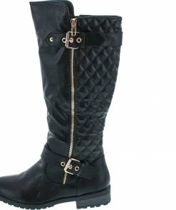 Forever Mango 21 Women's Quilted Riding Boots