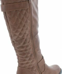 Forever Mango 21 Women's Quilted Riding Boots