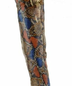 Bamboo Profound 07 Women's Plain Over The Knee Snake Boot
