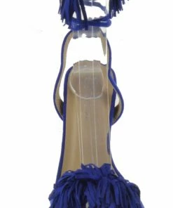 Forever Rubina 57 Women's Fringe Open Toe High Heel Sandals