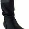 Lucky Top Girl's Safety 53K Little Girls Knee High Low Heel Slouch Boots
