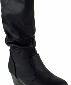 Lucky Top Girl's Safety 53K Little Girls Knee High Low Heel Slouch Boots