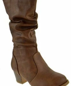 Lucky Top Girl's Safety 53K Little Girls Knee High Low Heel Slouch Boots
