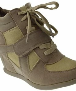 SBW Shoes LIQUIDATIONS! Sammy 6K Girl's Lace Up Wedge Sneaker