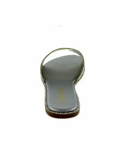 DD Lucita Sarah 01 Women's Rhinestone Flat Slides