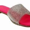 DD Lucita Sarah 01 Women's Rhinestone Flat Slides