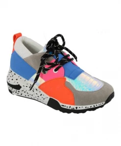 Top Moda Healy 3 Women's Fashion Lace Up Sneaker