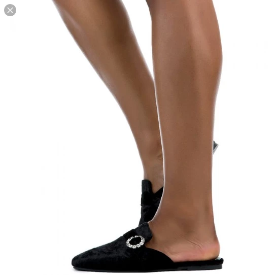 SBW Shoes Gosh 03 Women's Velvet Slip On Loafer 2 SBW Shoes Gosh 03 Women's Velvet Slip On Loafer