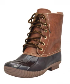 SBW Shoes Dylan Women's Two Tone Rain Style Duck Boots