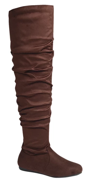 SBW Shoes Selena 33 Women's Slouchy Flat Riding Boot 1 SBW Shoes Selena 33 Women's Slouchy Flat Riding Boot