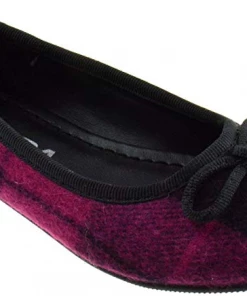 Soda Jona Girls Plaid Ballet Flat Girl's