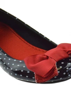 The Doll Maker MF 1431801 Little Girls Polka Dot Ballet Flats Baby Girl's