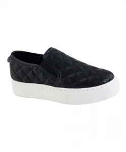 SBW Shoes Parade 1 Women's Quilted Slip On Canvas Sneaker