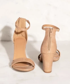 Top Guy Hannah-1 Women's Ankle Chunky Heeled Sandals