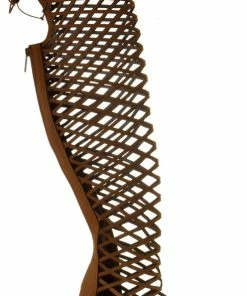 Breckelle's Selena 42 Thigh High Caged Dress Sandals