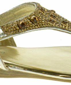 Anna LIQUIDATIONS! Serena 15k Little Girls Rhinestone Flat Sandals