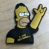 Homer I Love Rock'N'Roll Rubber Shoe Charms