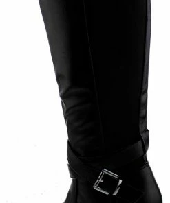 Top Moda Storm 1 Womens Knee High Double Buckle Accent Almond Toe Block Heel Riding Boots 12 Top Moda Storm 1 Womens Knee High Double Buckle Accent Almond Toe Block Heel Riding Boots