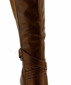 Top Moda Storm 1 Womens Knee High Double Buckle Accent Almond Toe Block Heel Riding Boots 11 Top Moda Storm 1 Womens Knee High Double Buckle Accent Almond Toe Block Heel Riding Boots