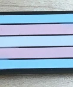 Transgender Pride Flag Rubber Shoe Charms