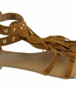 Forever LIQUIDATIONS! Tyler 26 Womens Gladiator Fringe Sandals