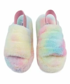 SBW Shoes Warmness 02 Womens Super Soft Ankle Strapped Slides