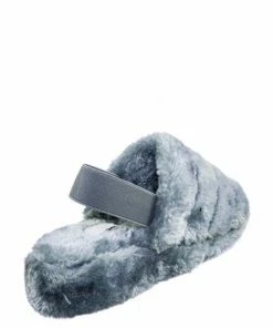 SBW Shoes Warmness 02 Womens Super Soft Ankle Strapped Slides